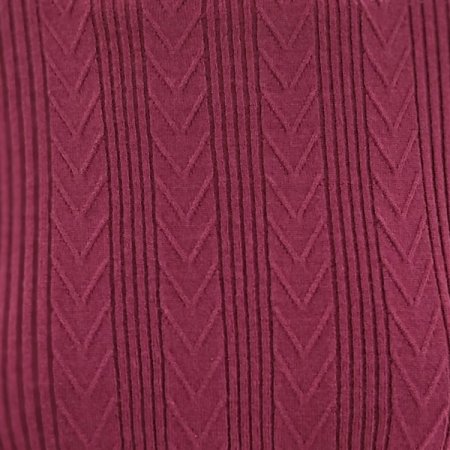 브이짜임배색 골지 반터틀넥 니트