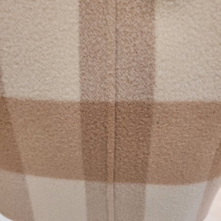 울캐시미어혼방 벨트 양면 하프코트