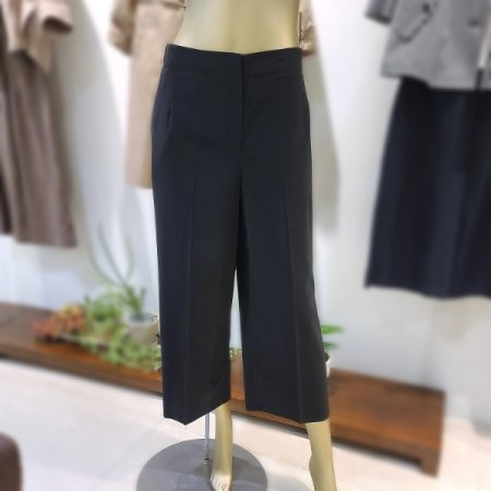 반밴드형와이드통팬츠