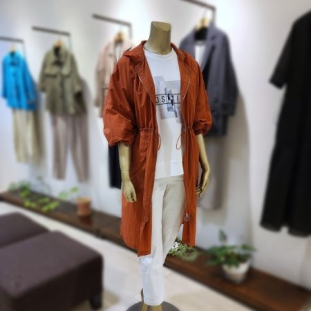 후드야상롱코트2color