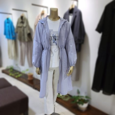 후드야상롱코트2color