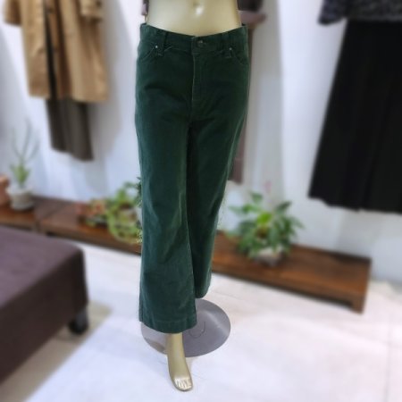 코듀로이세미부츠컷팬츠2color