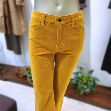 코듀로이세미부츠컷팬츠2color