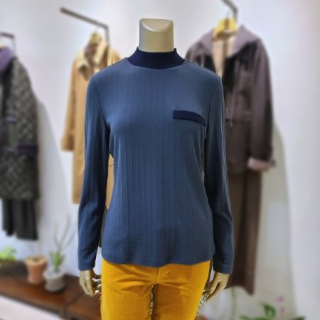 컬러단추포인트티셔츠3color