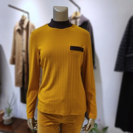 컬러단추포인트티셔츠3color