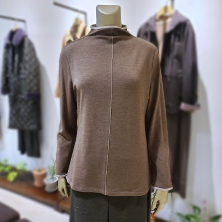 배색띠포인트긴팔티셔츠3color