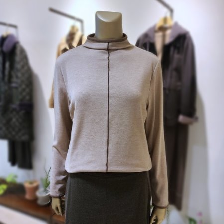 배색띠포인트긴팔티셔츠3color