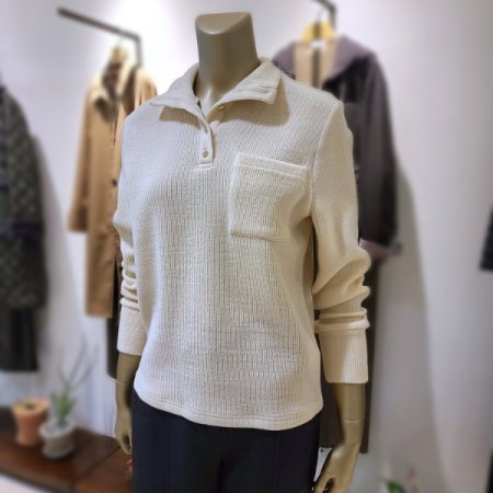 시보리밴드카라니트티셔츠3color