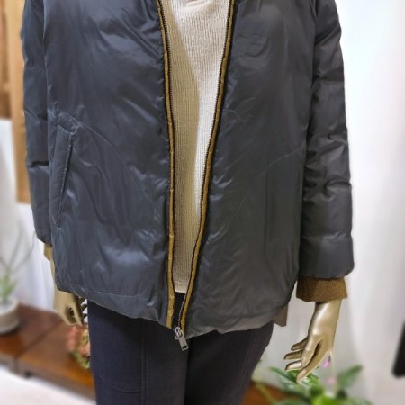 목카라니트숏다운점퍼2color