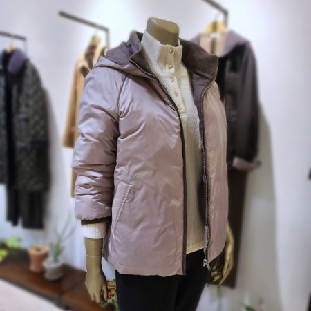 목카라니트숏다운점퍼2color