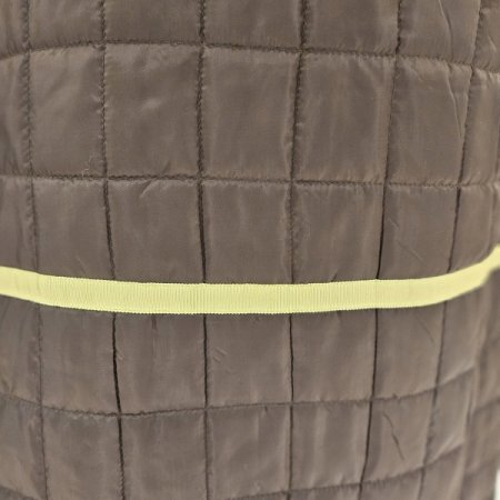 등안감누빔 스티치 롱 트렌치코트