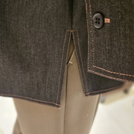 오버핏 데님 셔츠