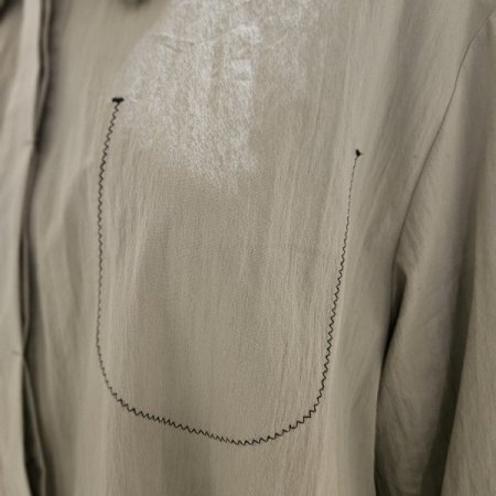 옆트임 면 스판 카라 셔츠