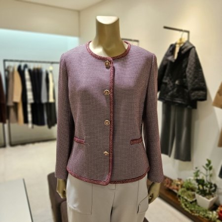 메탈사 트위드 재킷