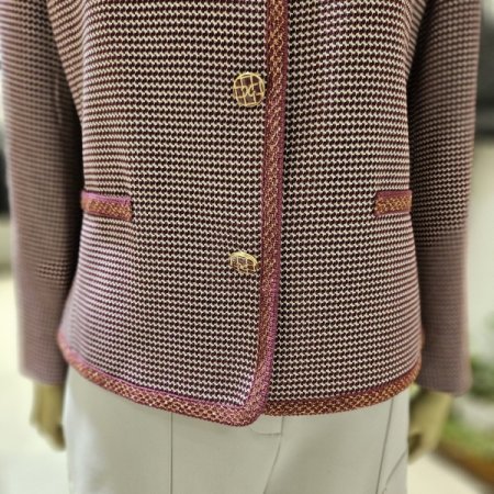 메탈사 트위드 재킷