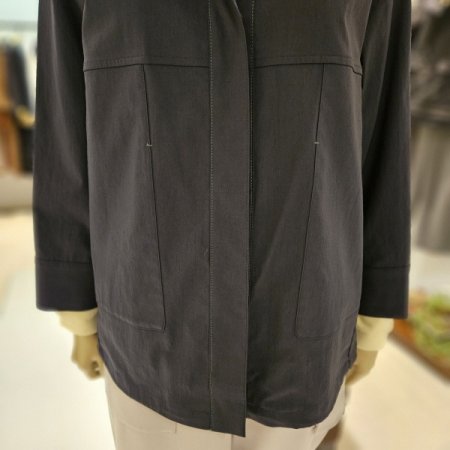 스탠드넥 스티치 재킷