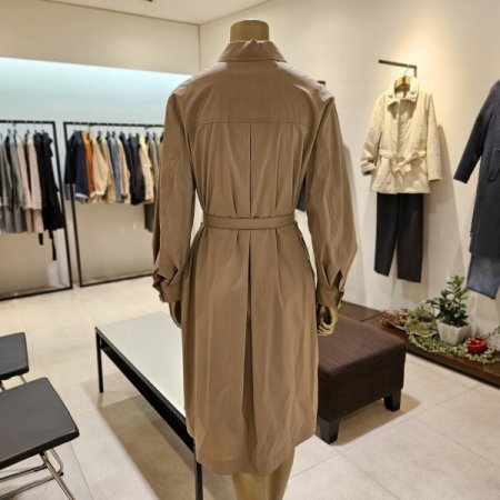 벨트 카라 롱 원피스