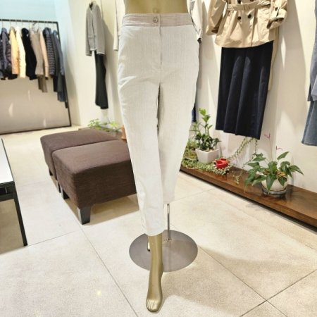 면 세미배기 팬츠