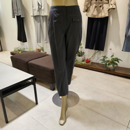 앞단추포켓 면 배기팬츠