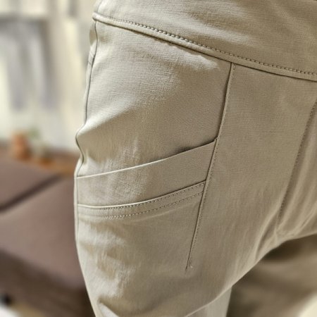 언발포켓 세미배기 팬츠