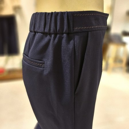 허리스티치 일자 슬랙스팬츠