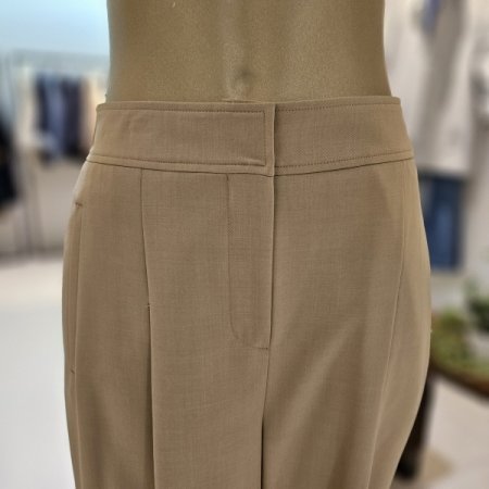 핀턱 밴딩와이드 슬랙스 팬츠