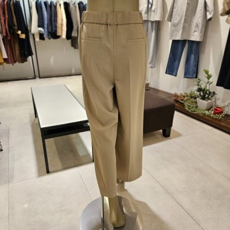 핀턱 밴딩와이드 슬랙스 팬츠