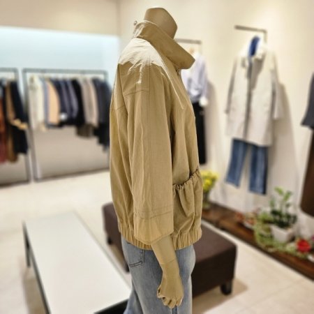 밑단밴딩 셔링포켓 재킷