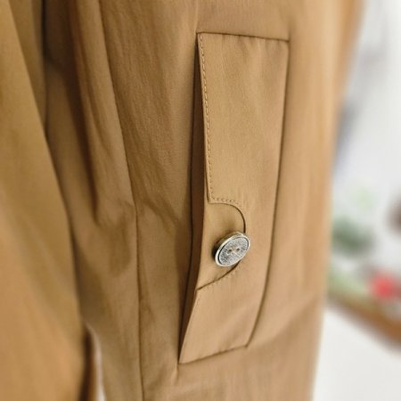 소매배색 하프재킷