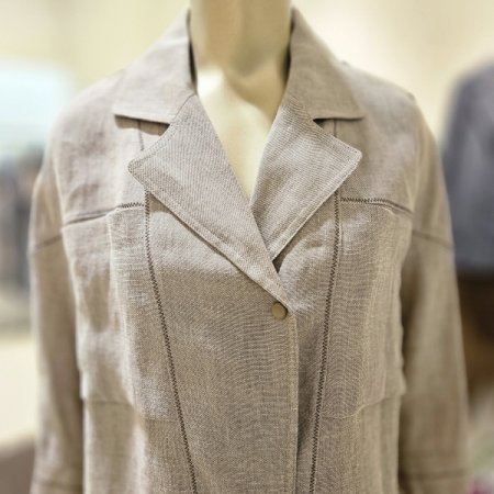 밑트임 스티치 마 재킷