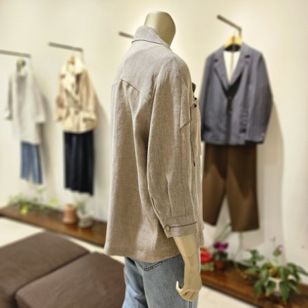 밑트임 스티치 마 재킷