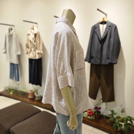 스트라이프 마 셔츠