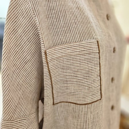 스트라이프 마 셔츠