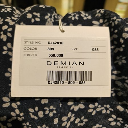 둥근카라 플라워 롱원피스