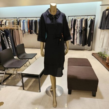 펀칭레이스 카라원피스