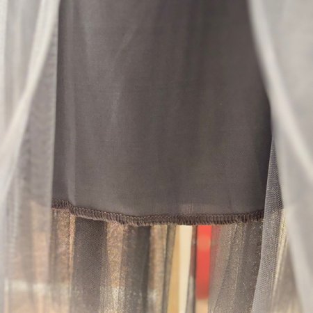 플리츠 샤 롱스커트