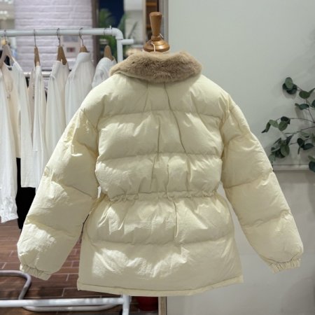 밍크카라 패딩 점퍼