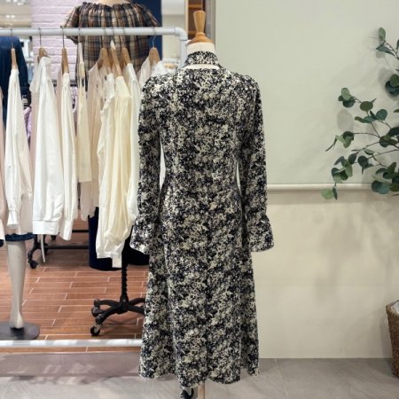 스모크 셔링 롱원피스