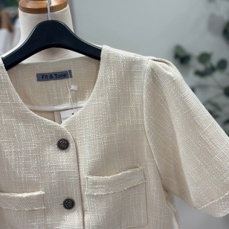 디프 트위드 자켓