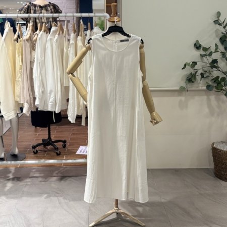 린넨 나시 롱원피스