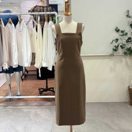 스퀘어넥 뷔스티에 원피스