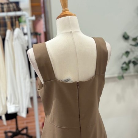 스퀘어넥 뷔스티에 원피스