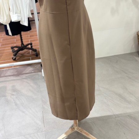 스퀘어넥 뷔스티에 원피스