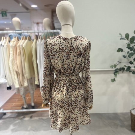 셔링 허리끈 원피스