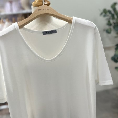 무지 루즈핏 라운드티셔츠