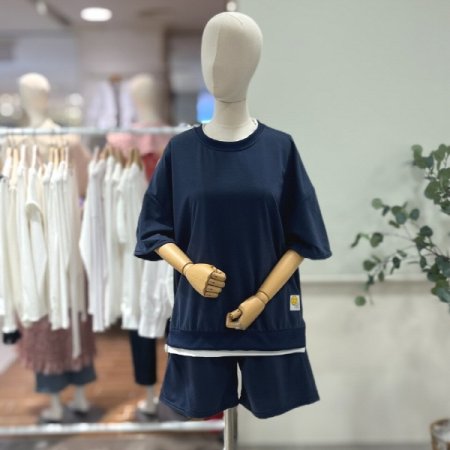 루즈핏 레이어드 반바지세트