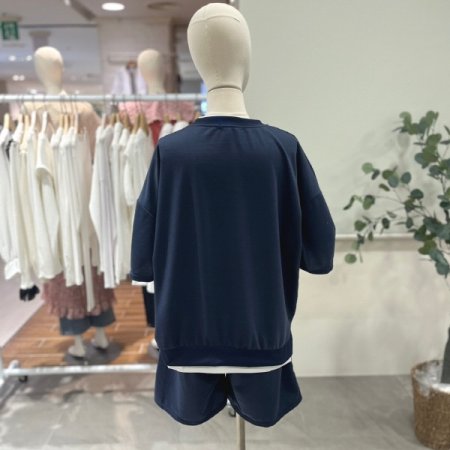 루즈핏 레이어드 반바지세트