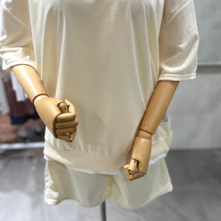 루즈핏 레이어드 반바지세트