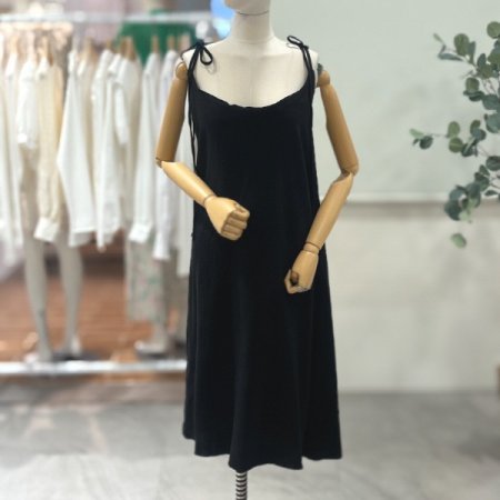 린넨 리본뷔스티에 원피스