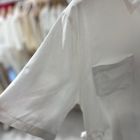 양포켓 셔링 카라셔츠